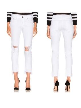 Rag And Bone‎ 26 Dre Capri Distressed Jeans
